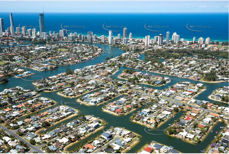 Aerial Photo Broadbeach Waters QLD Aerial Photography