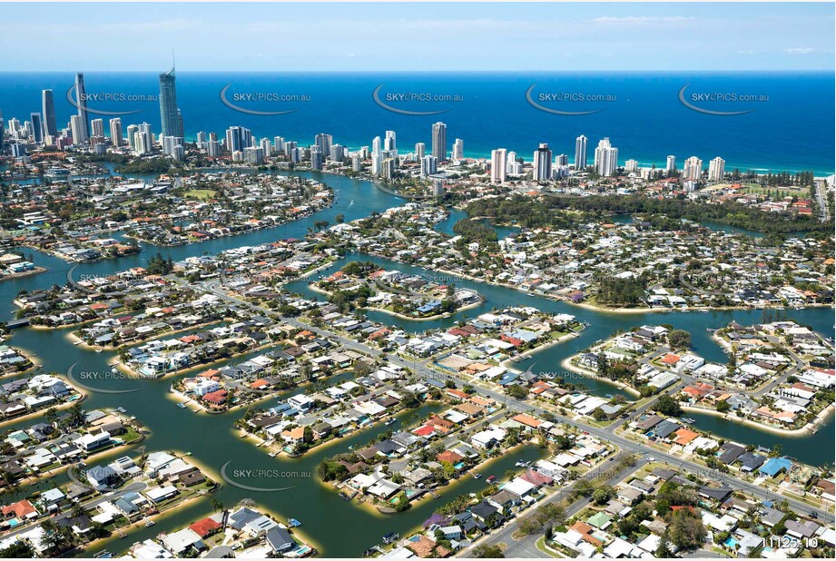 Aerial Photo Broadbeach Waters QLD Aerial Photography