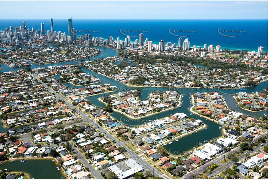 Aerial Photo Broadbeach Waters QLD Aerial Photography