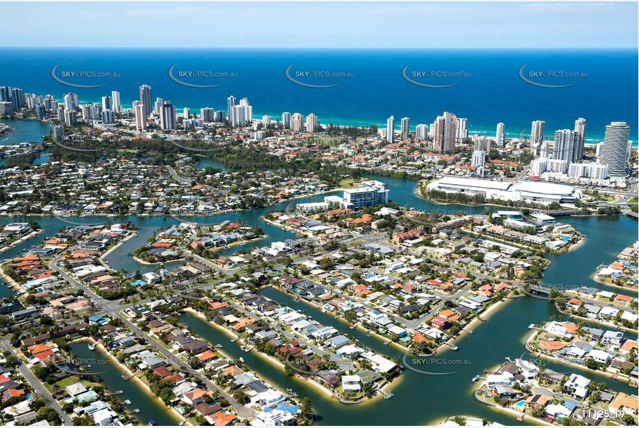 Aerial Photo Broadbeach Waters QLD Aerial Photography