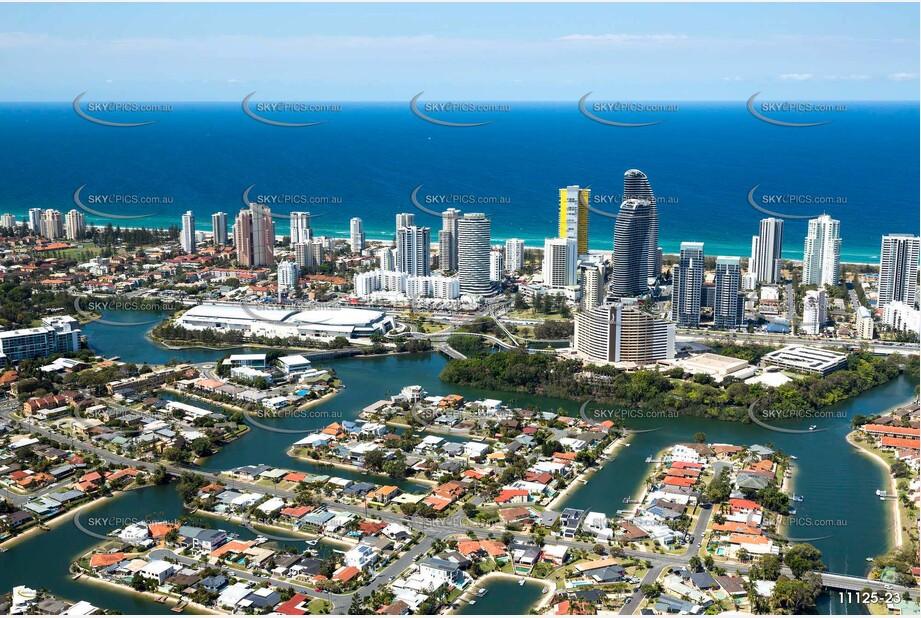 Aerial Photo Broadbeach Waters QLD Aerial Photography