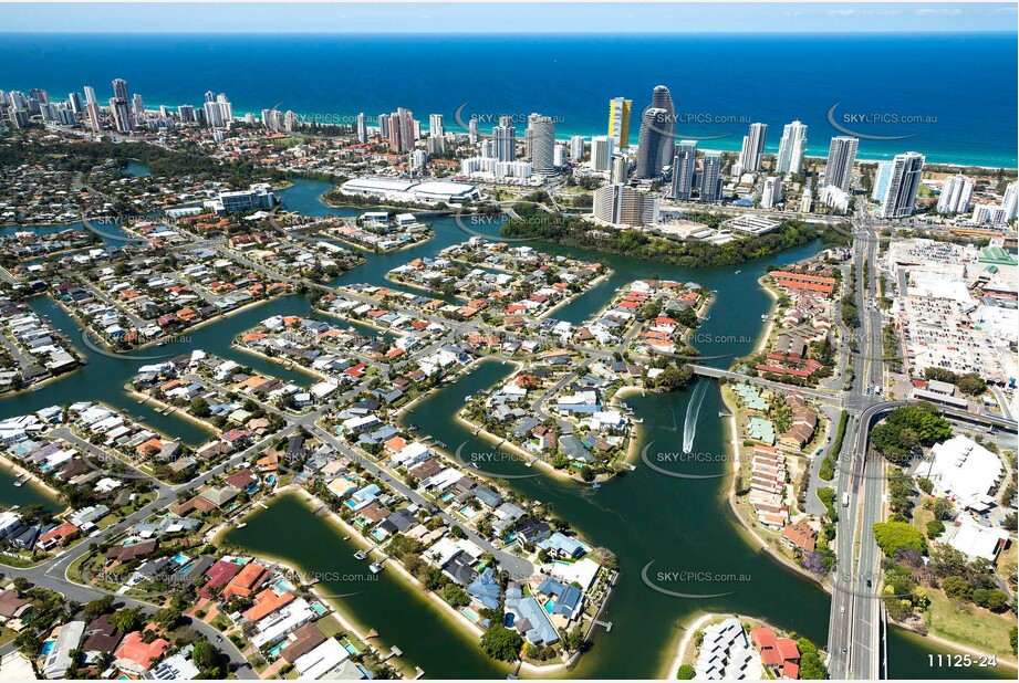 Aerial Photo Broadbeach Waters QLD Aerial Photography