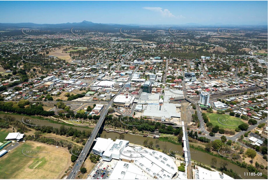 Aerial Photo Ipswich CBD QLD Aerial Photography