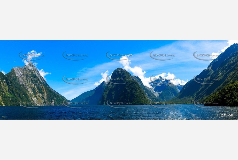 On the Road to Milford Sound Aerial Photography