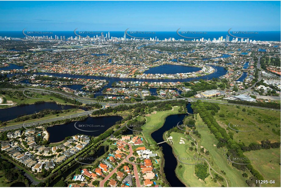 Aerial Photo Carrara QLD Aerial Photography