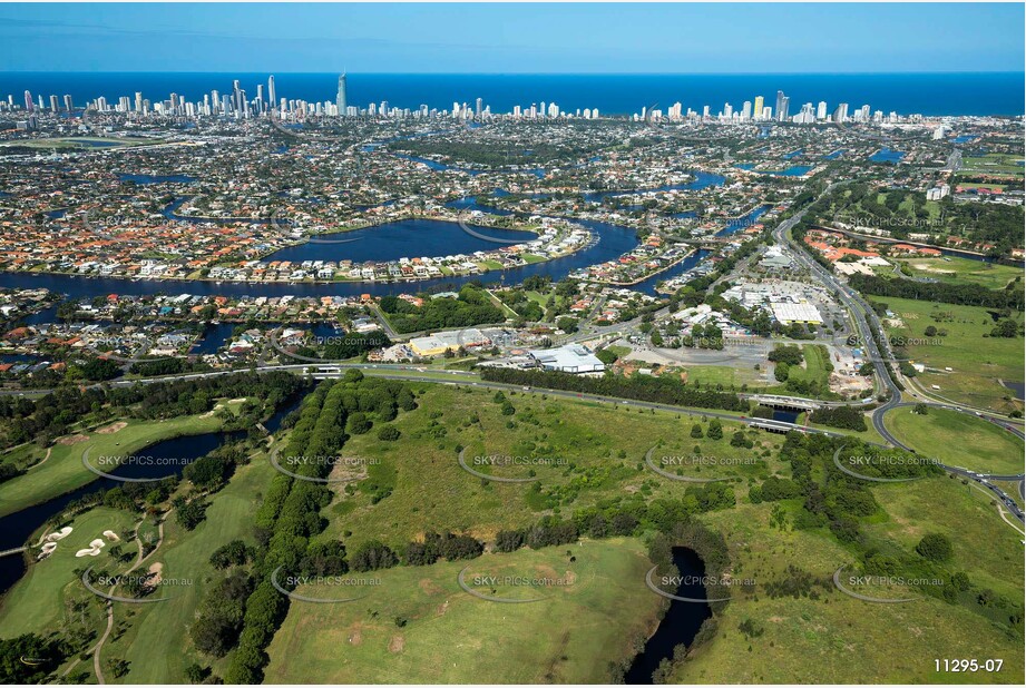 Aerial Photo Carrara QLD Aerial Photography