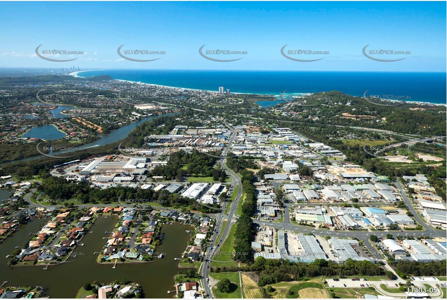 Aerial Photo Currumbin Waters QLD Aerial Photography