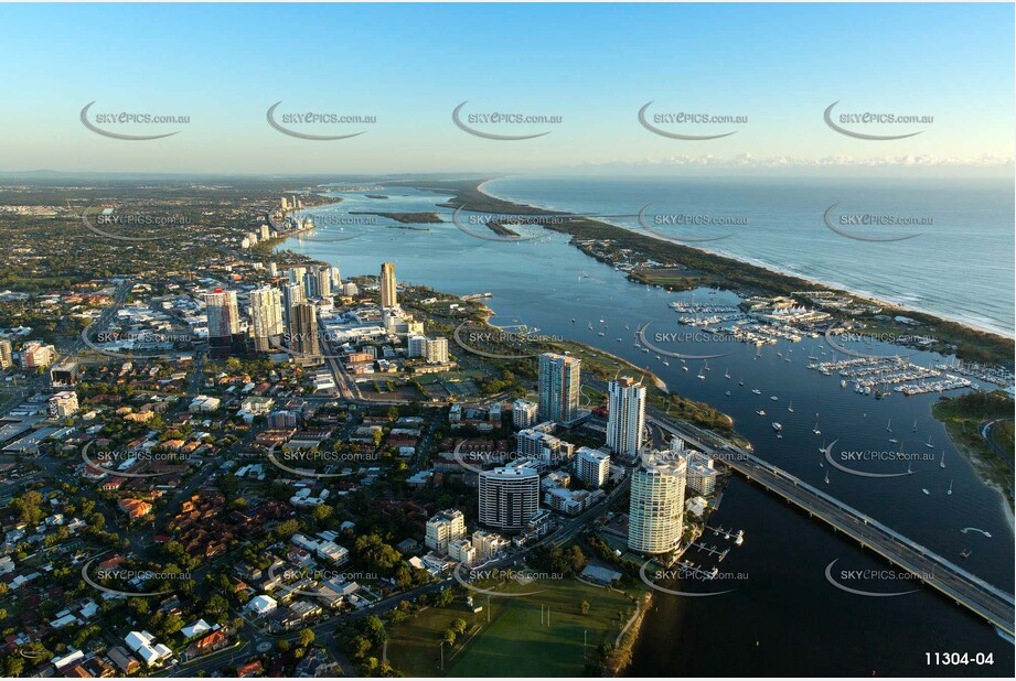 Gold Coast Aquatic Centre at Dawn QLD Aerial Photography