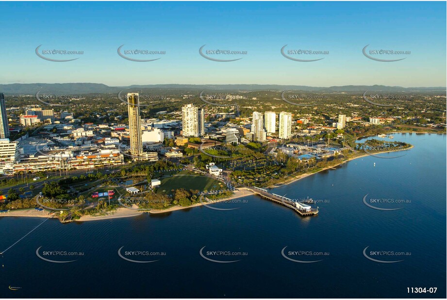 Gold Coast Aquatic Centre at Dawn QLD Aerial Photography