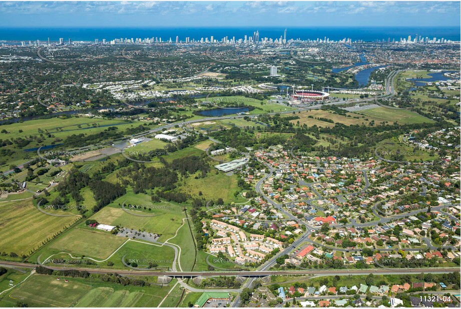 Aerial Photo Carrara QLD Aerial Photography
