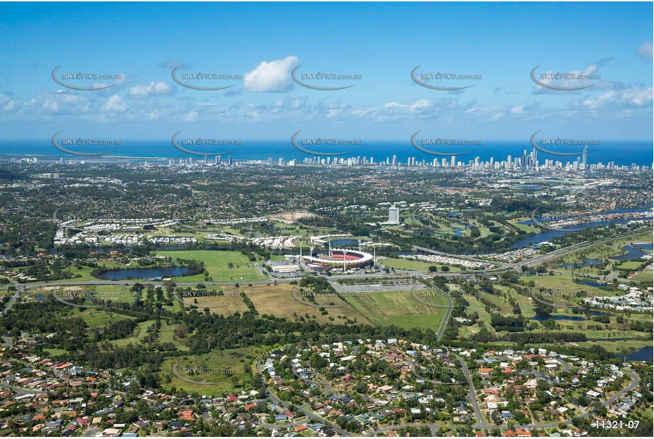 Aerial Photo Carrara QLD Aerial Photography