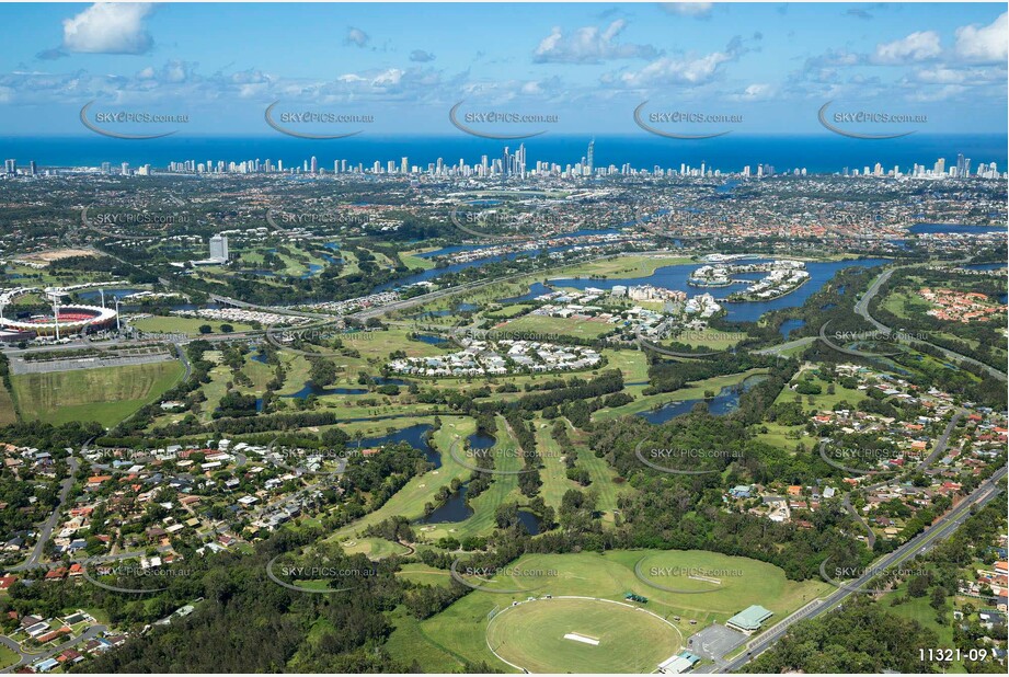 Aerial Photo Carrara QLD Aerial Photography