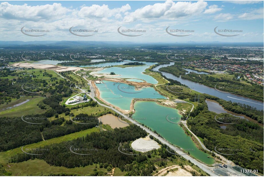 Sand Mining at Lawnton QLD Aerial Photography
