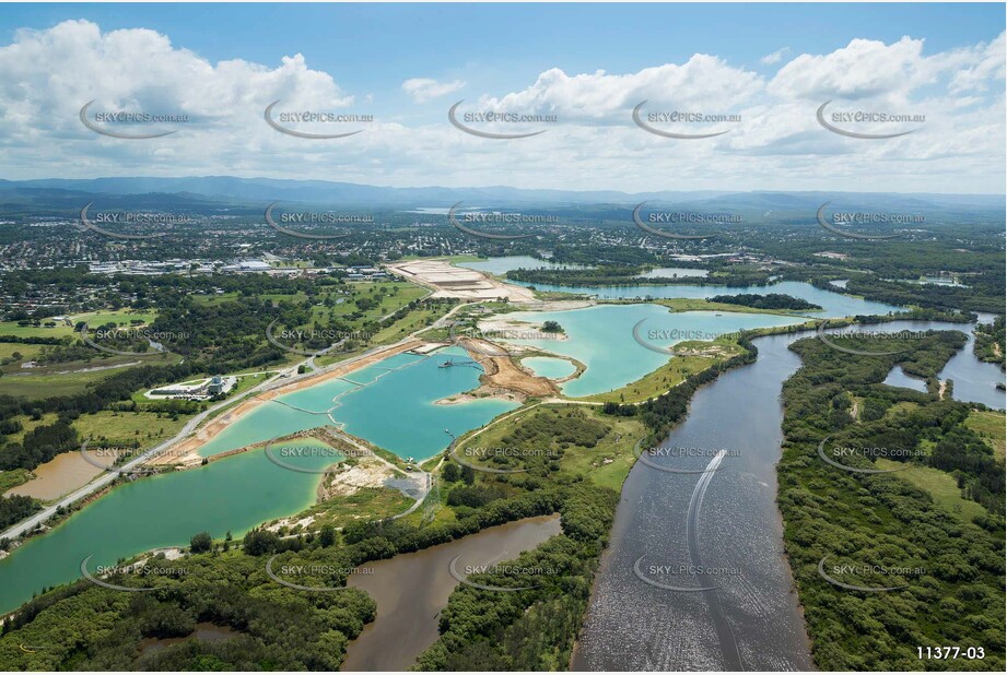 Sand Mining at Lawnton QLD Aerial Photography