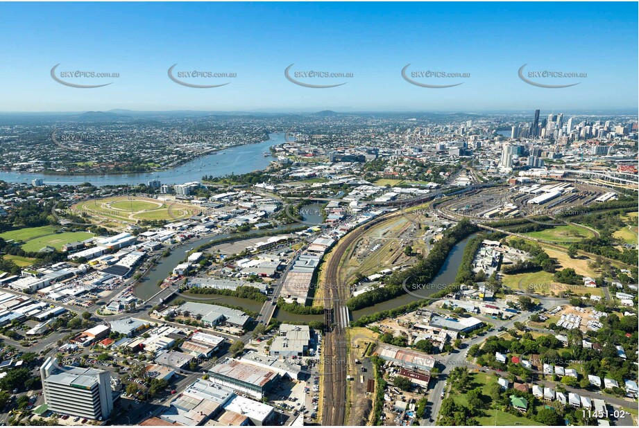 Aerial Photo Bowen Hills QLD Aerial Photography