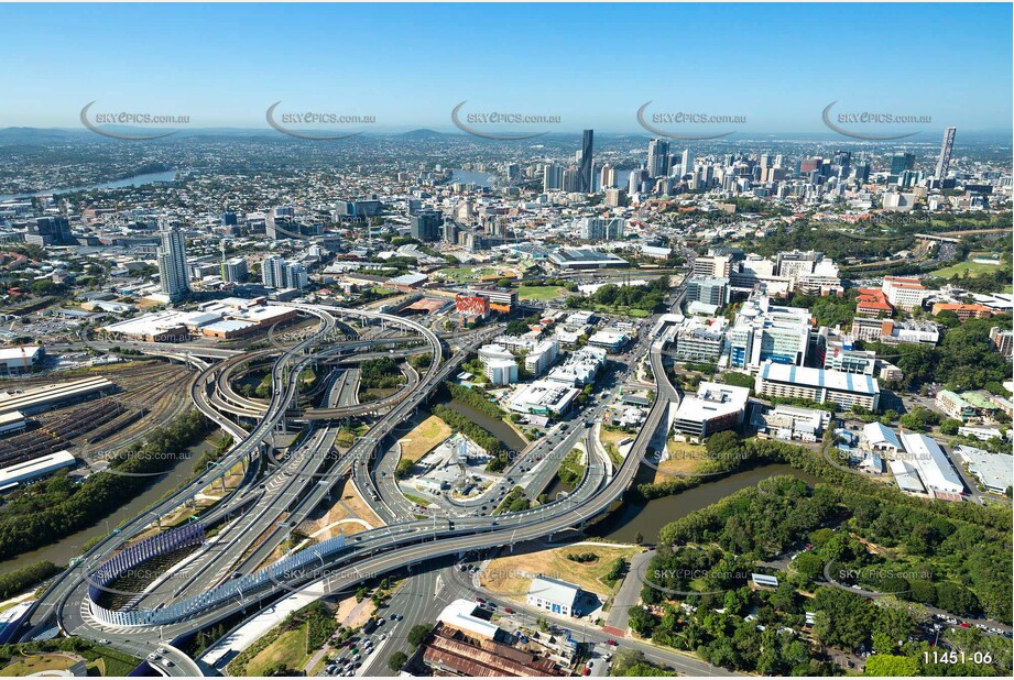 Aerial Photo Bowen Hills QLD Aerial Photography