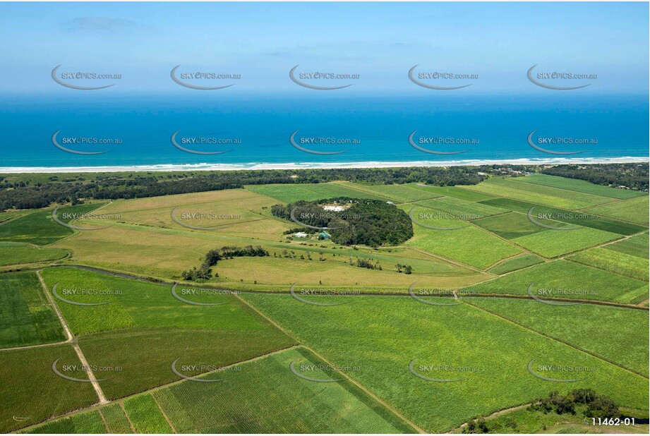 Sugar Cane Land at Patchs Beach Aerial Photography
