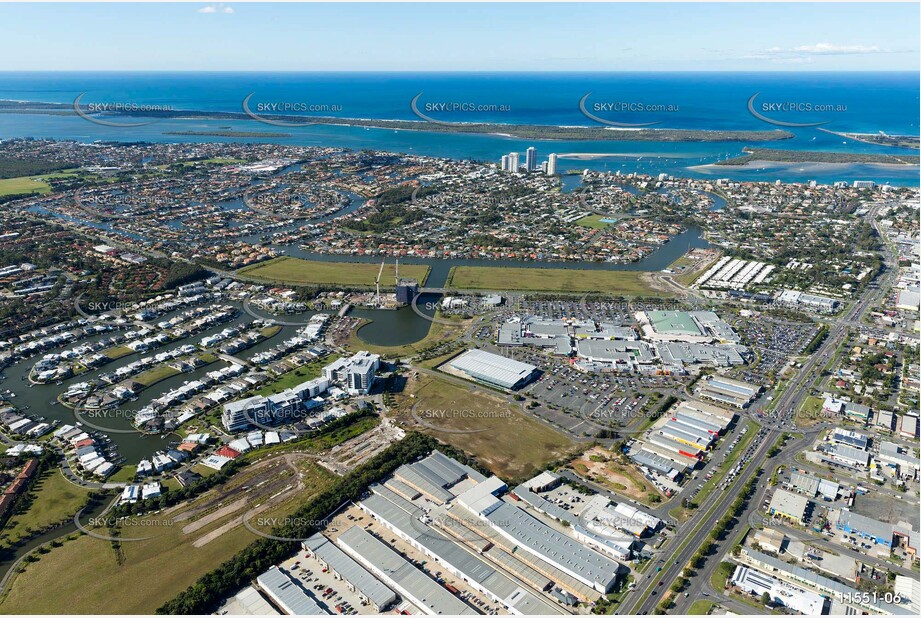 Aerial Photo Biggera Waters QLD Aerial Photography