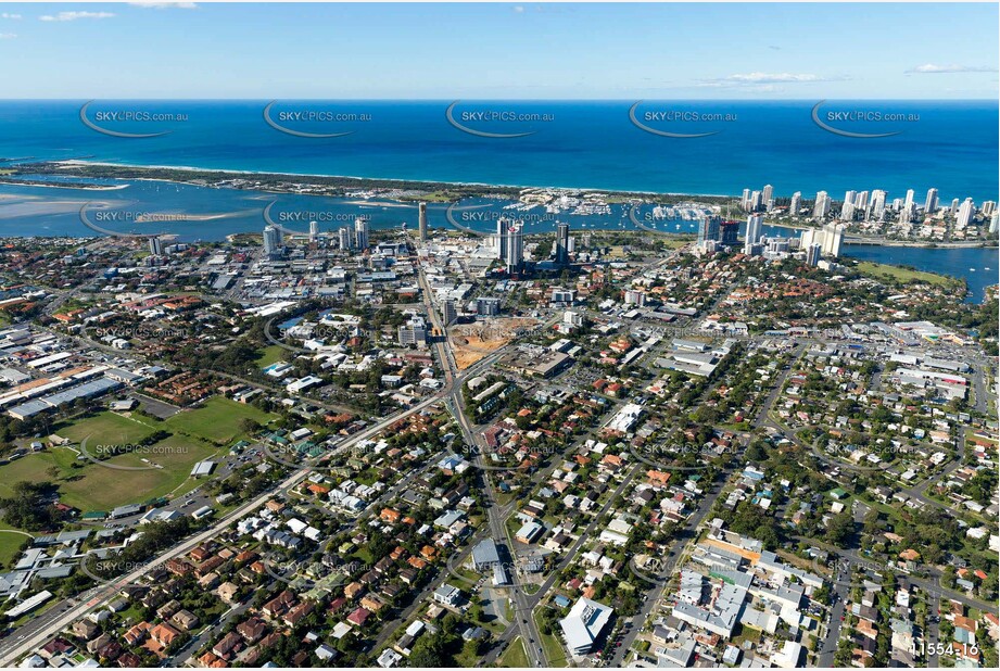 Panoramic Aerial Photo of Southport QLD Aerial Photography
