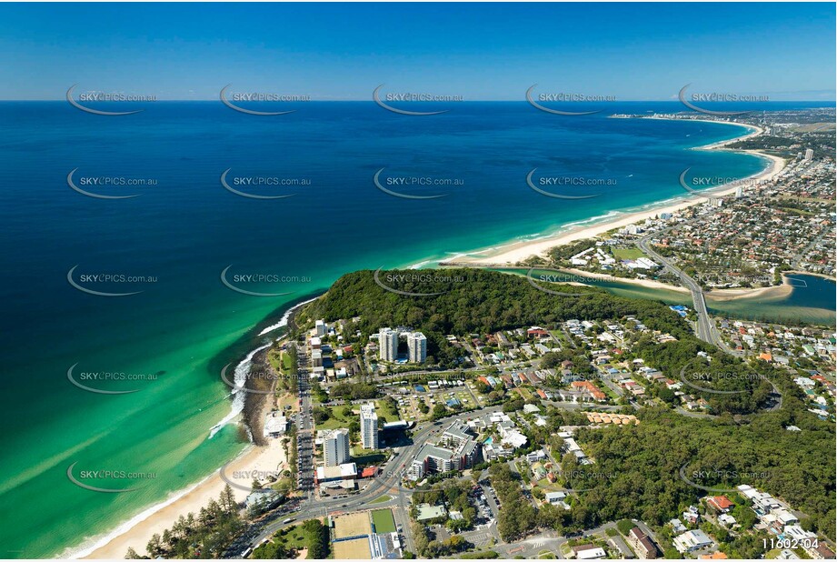 Aerial Photo of Burleigh Heads QLD Aerial Photography