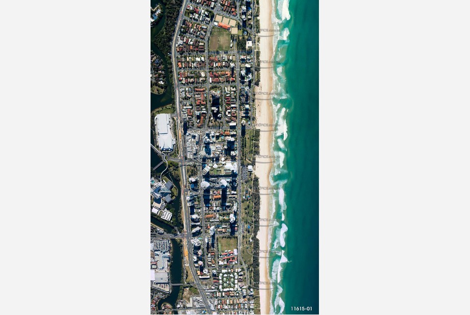 Vertical Aerial Photo Broadbeach QLD Aerial Photography