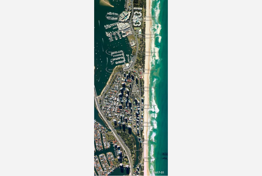 Vertical Aerial Photo Main Beach QLD Aerial Photography