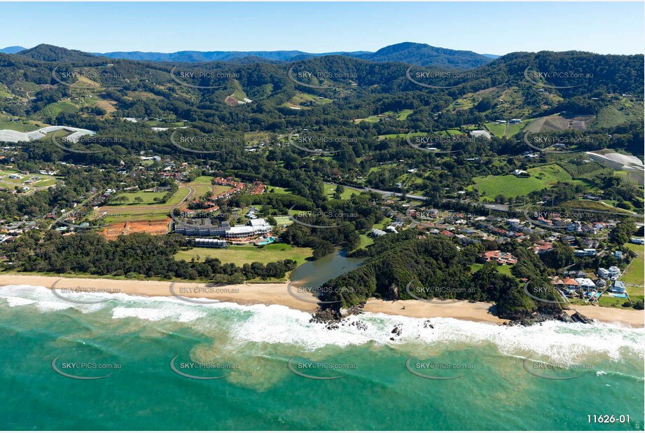 Aerial Photo Sapphire Beach NSW Aerial Photography