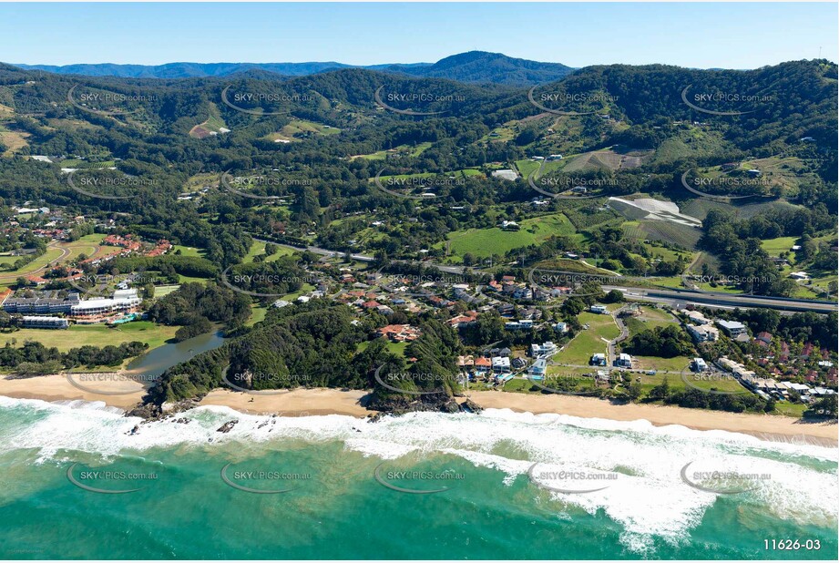 Aerial Photo Sapphire Beach NSW Aerial Photography