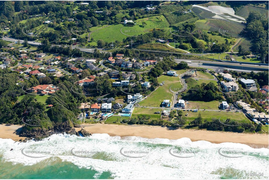 Aerial Photo Sapphire Beach NSW Aerial Photography