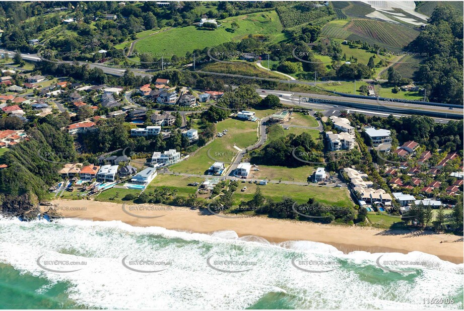 Aerial Photo Sapphire Beach NSW Aerial Photography