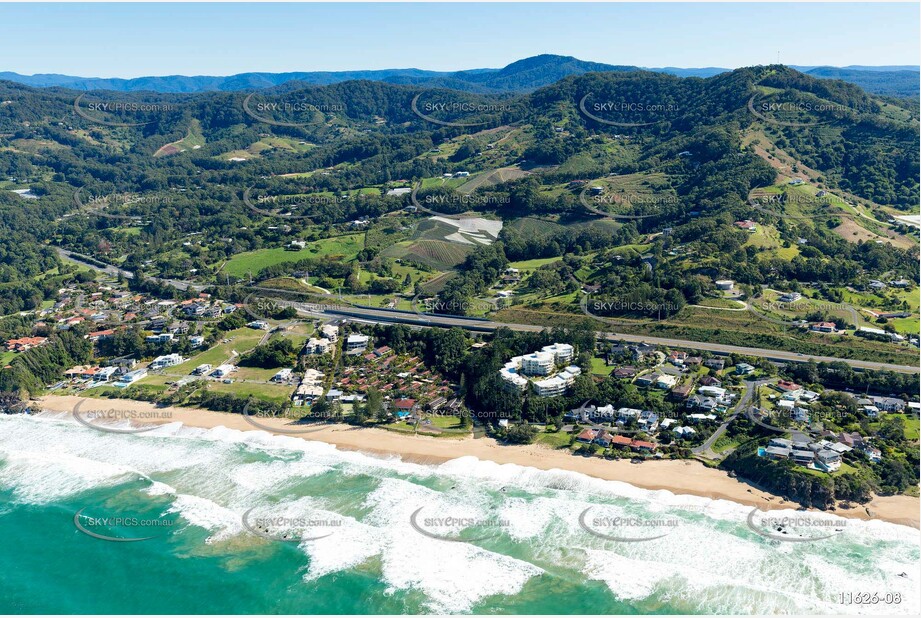 Aerial Photo Sapphire Beach NSW Aerial Photography