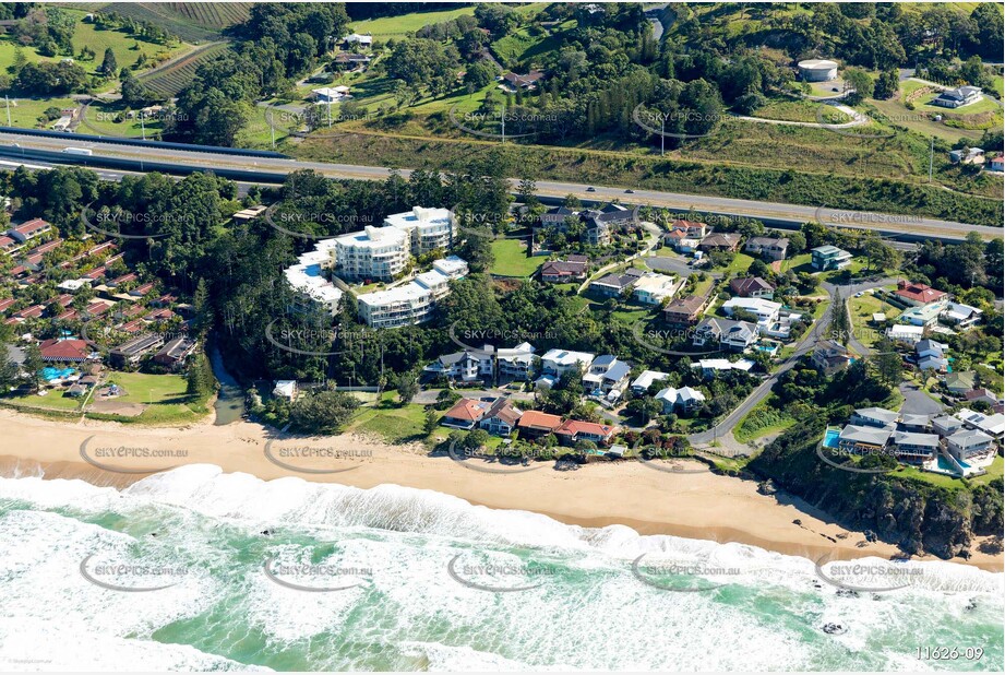 Aerial Photo Sapphire Beach NSW Aerial Photography