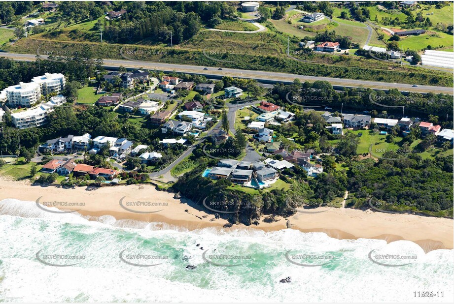 Aerial Photo Sapphire Beach NSW Aerial Photography