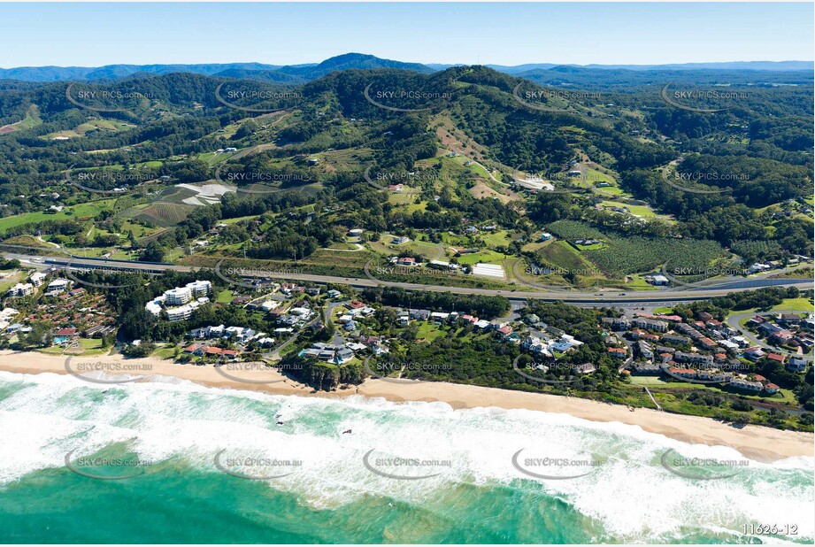 Aerial Photo Sapphire Beach NSW Aerial Photography