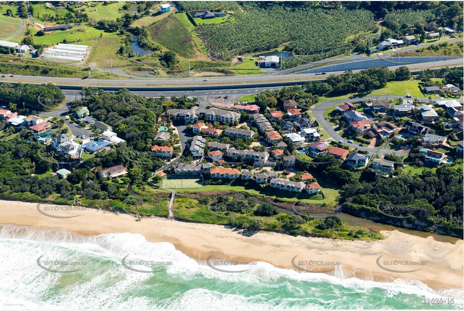 Aerial Photo Sapphire Beach NSW Aerial Photography