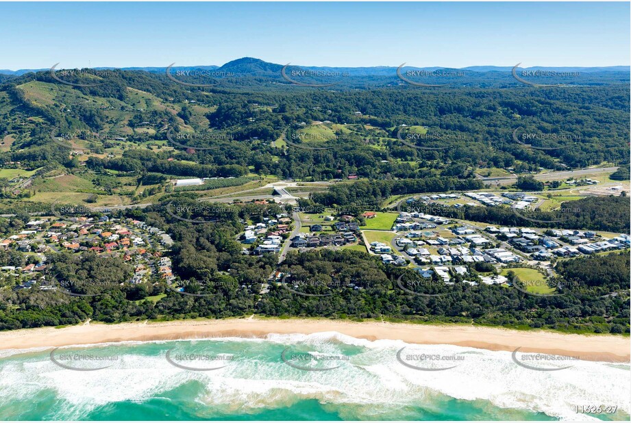 Aerial Photo Sapphire Beach NSW Aerial Photography