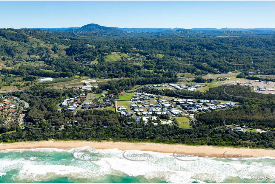 Aerial Photo Sapphire Beach NSW Aerial Photography