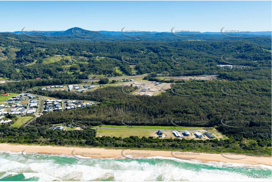 Aerial Photo Sapphire Beach NSW Aerial Photography