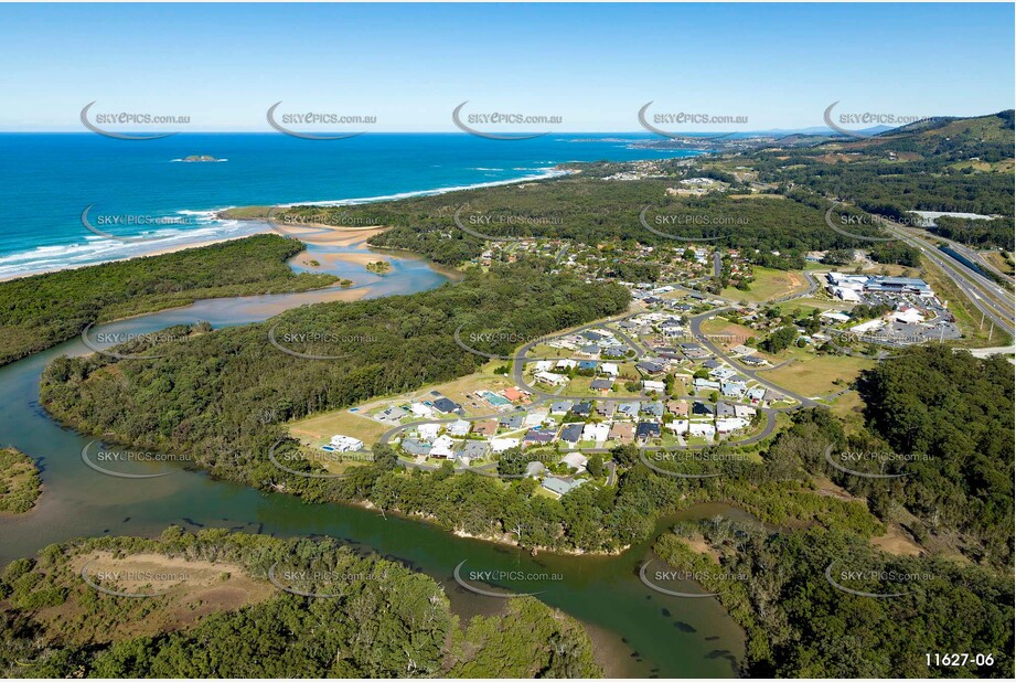 Aerial Photo Moonee Beach NSW Aerial Photography