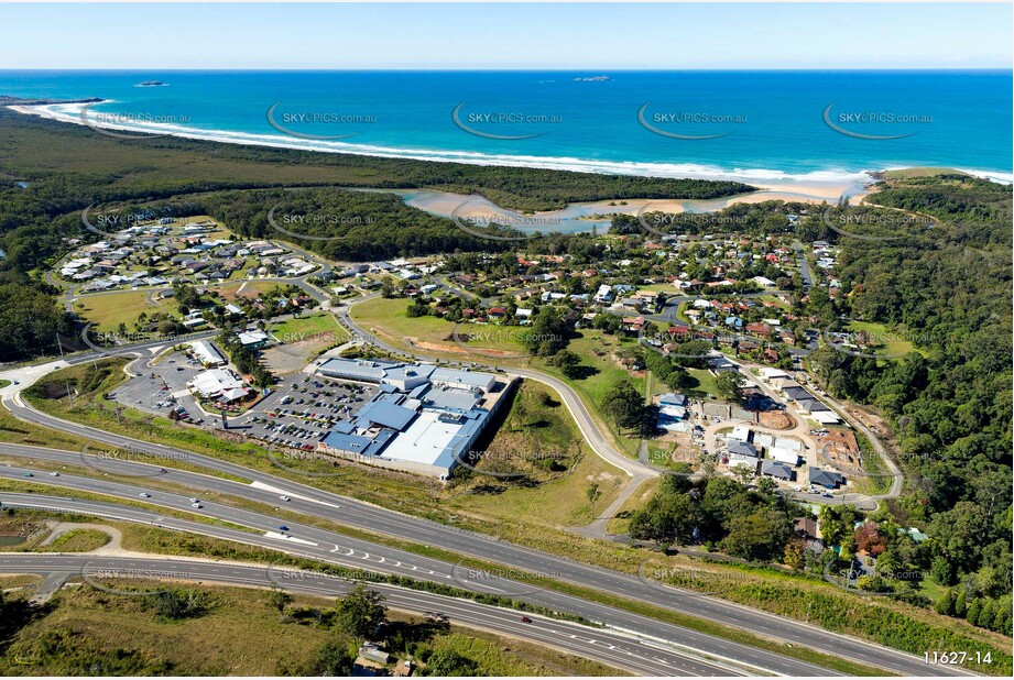 Aerial Photo Moonee Beach NSW Aerial Photography