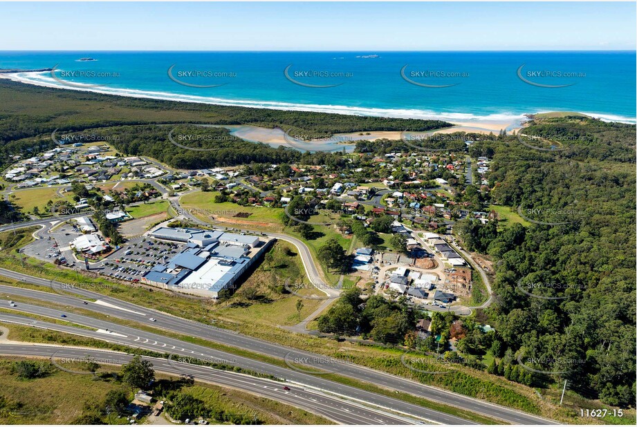 Aerial Photo Moonee Beach NSW Aerial Photography