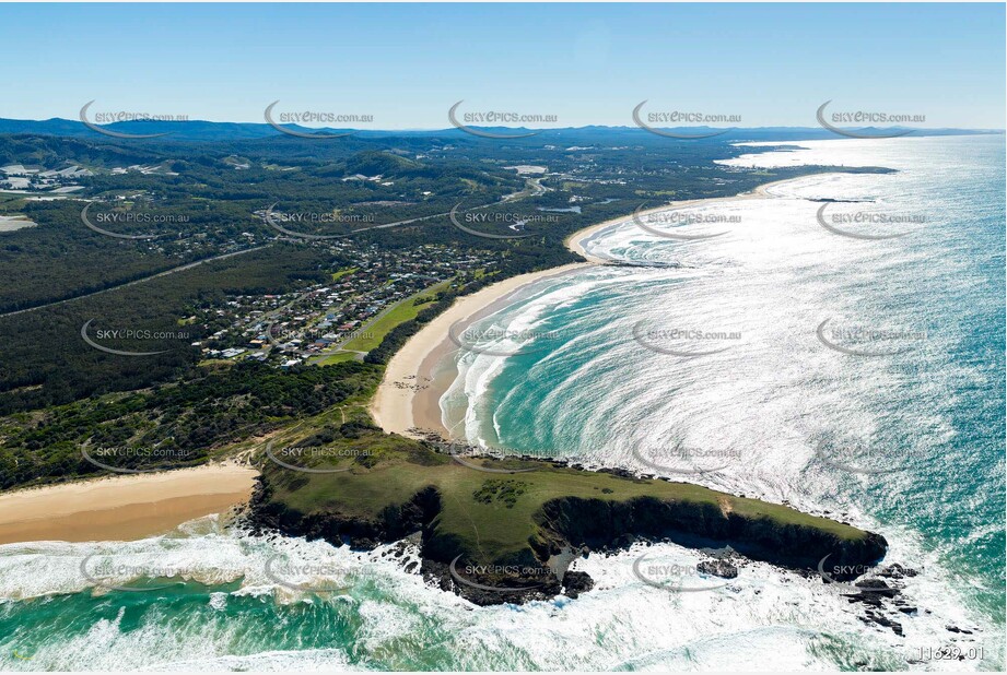 Aerial Photo Sandy Beach NSW Aerial Photography