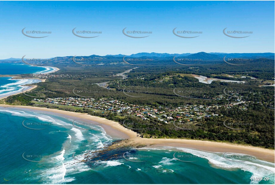 Aerial Photo Sandy Beach NSW Aerial Photography