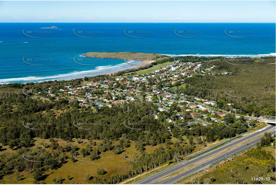 Aerial Photo Sandy Beach NSW Aerial Photography