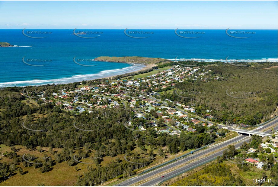 Aerial Photo Sandy Beach NSW Aerial Photography