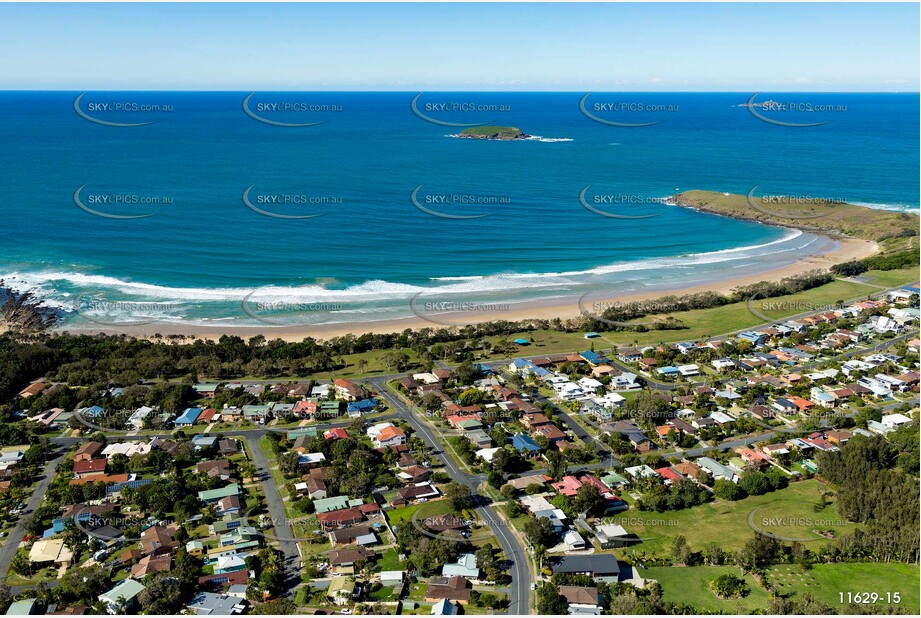 Aerial Photo Sandy Beach NSW Aerial Photography