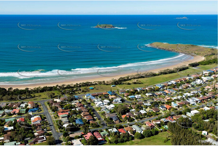 Aerial Photo Sandy Beach NSW Aerial Photography