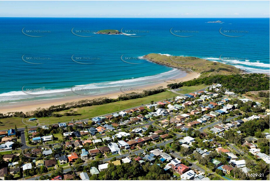 Aerial Photo Sandy Beach NSW Aerial Photography