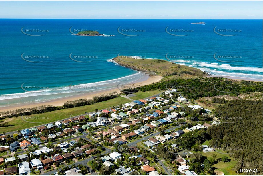 Aerial Photo Sandy Beach NSW Aerial Photography