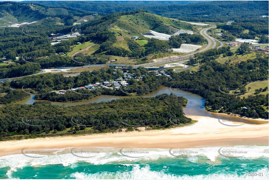 Aerial Photo Woolgoolga NSW Aerial Photography